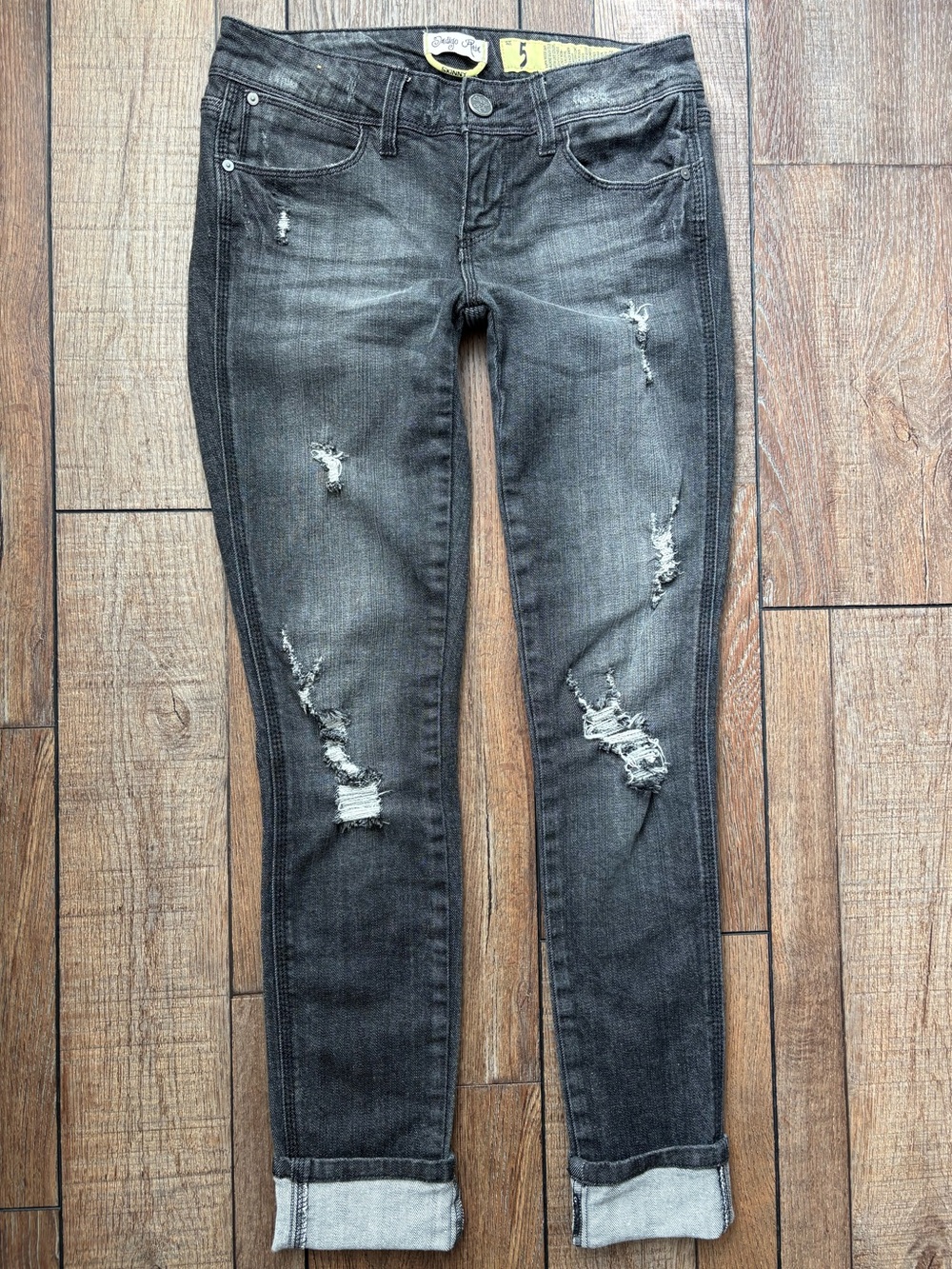 Y2K Indigo Rein Low Rise Skinny Jeans